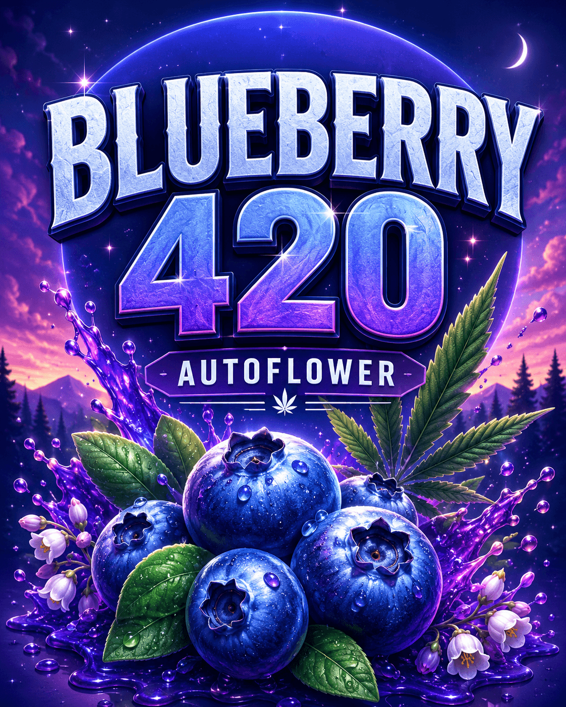 Blueberry 420 Autoflower Seeds
