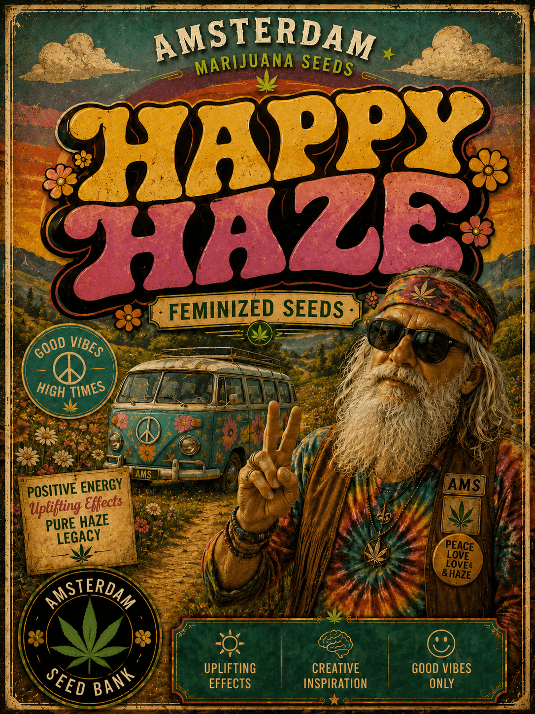 Happy Haze Feminized Seeds - photo 3