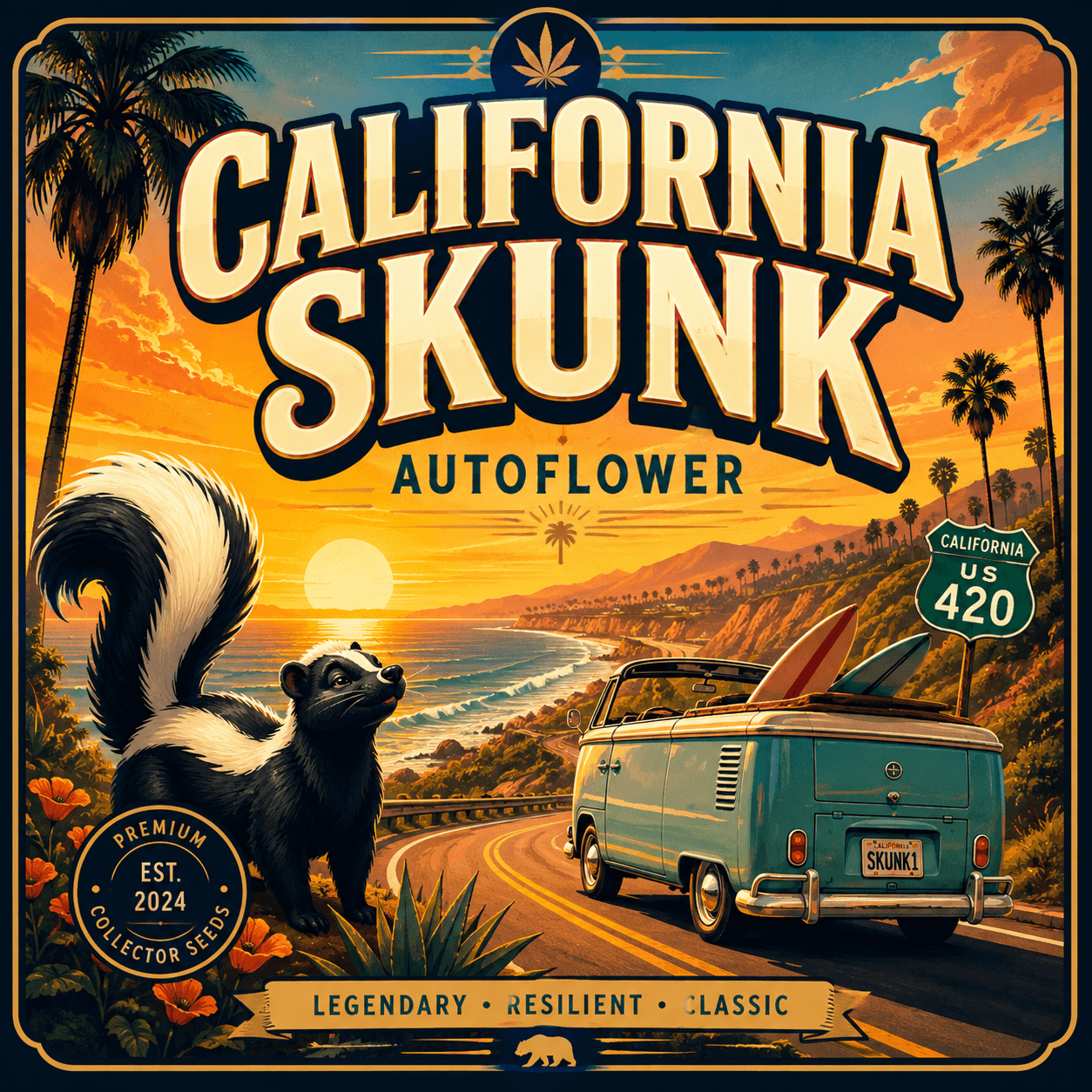 Graines à autofloraison California Skunk - photo 3