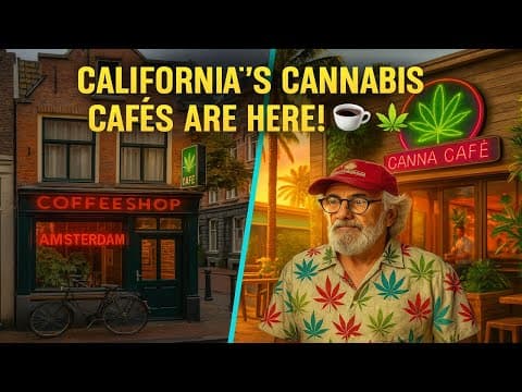 California Opens Cannabis Cafés... The New Amsterdam?