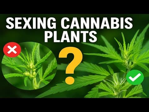 Early Sexing Cannabis Plants: Male vs Female Guide