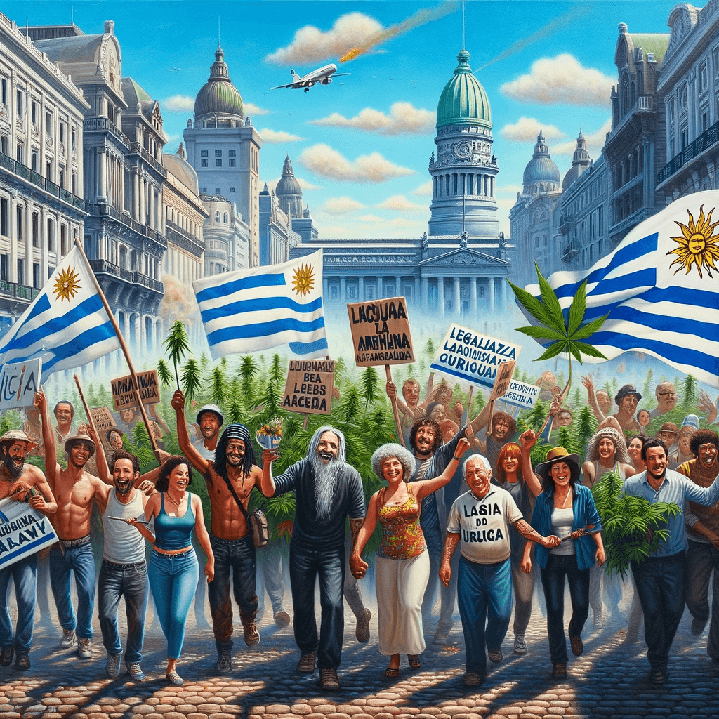Uruguay, het eerste land dat marihuana legaliseerde