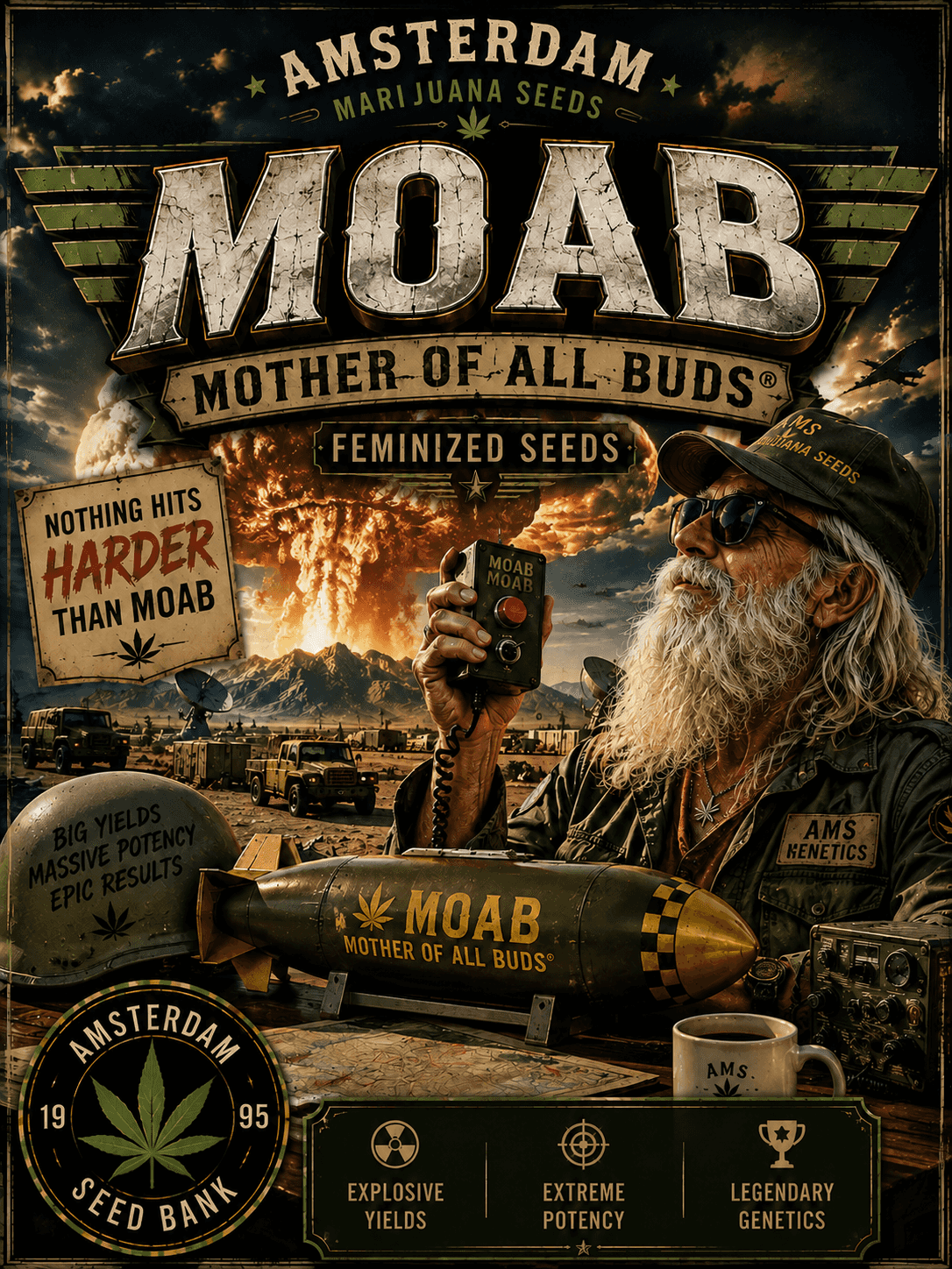 Graines féminisées MOAB – Mother of All Buds ®