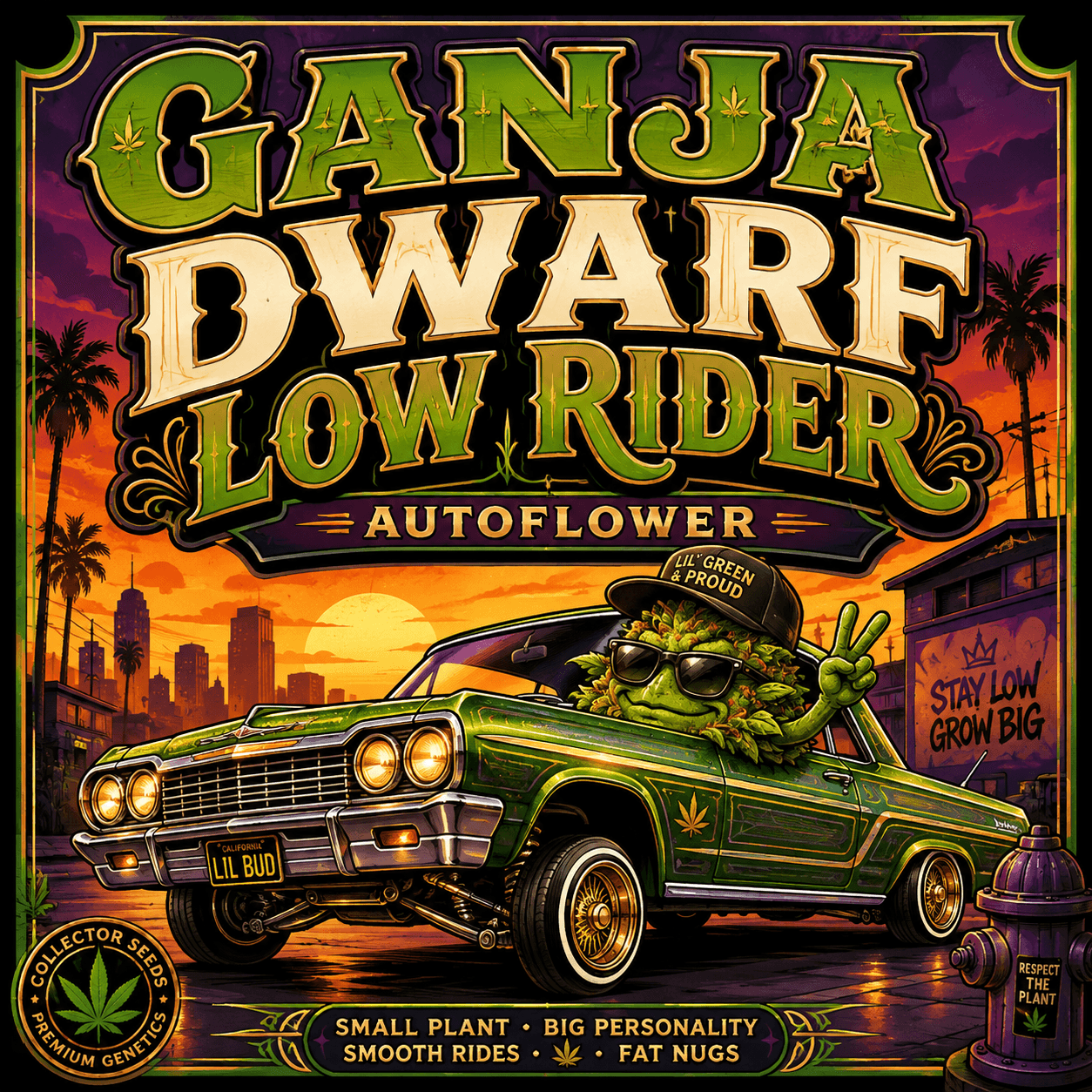 Ganja Dwarf ® Low Rider Autoflower frön - photo 2