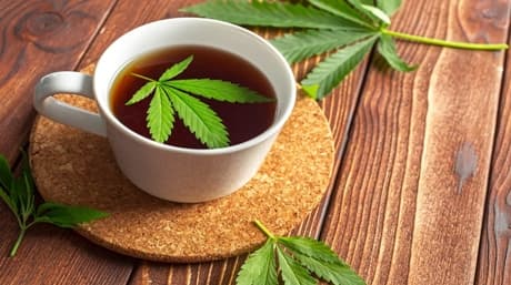 Té de marihuana, vino de marihuana y otras bebidas con infusión de cannabis