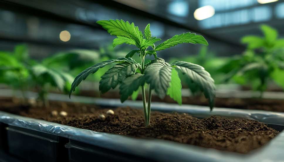 The best organic autoflower fertilizers Healthy autoflower cannabis plants with dense buds grown outdoors using best autoflower seeds and organic fertilizers