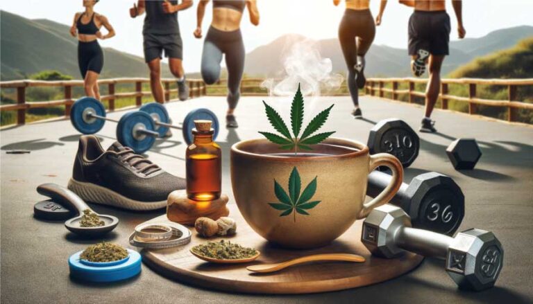 Cannabis tea natural sports supplement