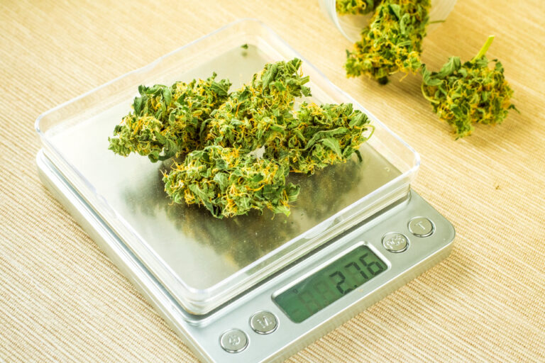 cannabis weight measurements