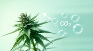 carbon dioxide and cannabis plants