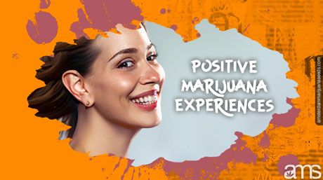 woman has positive experience with marijuana