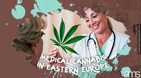 doctor in Eastern Europe prescribing cannabis to a patient