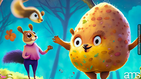 Harry and the squirrel