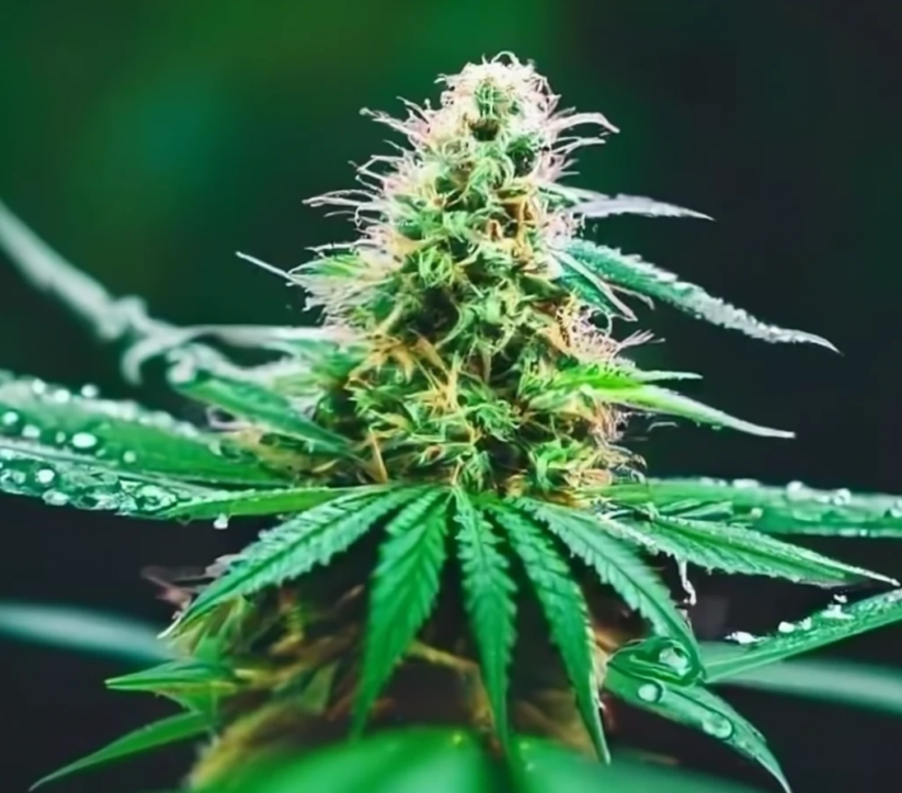 How to grow Marijuana plants in a temperate and wet climate? cannabis-plant-wet-mold-airflow-thick-buds.