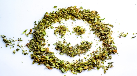 Smilling Marijuana Face