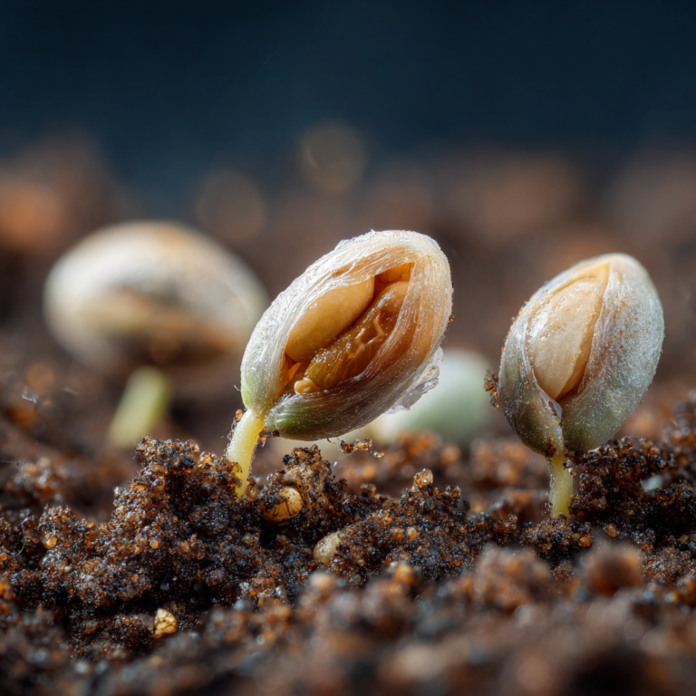 Germinated Marijuana Seeds